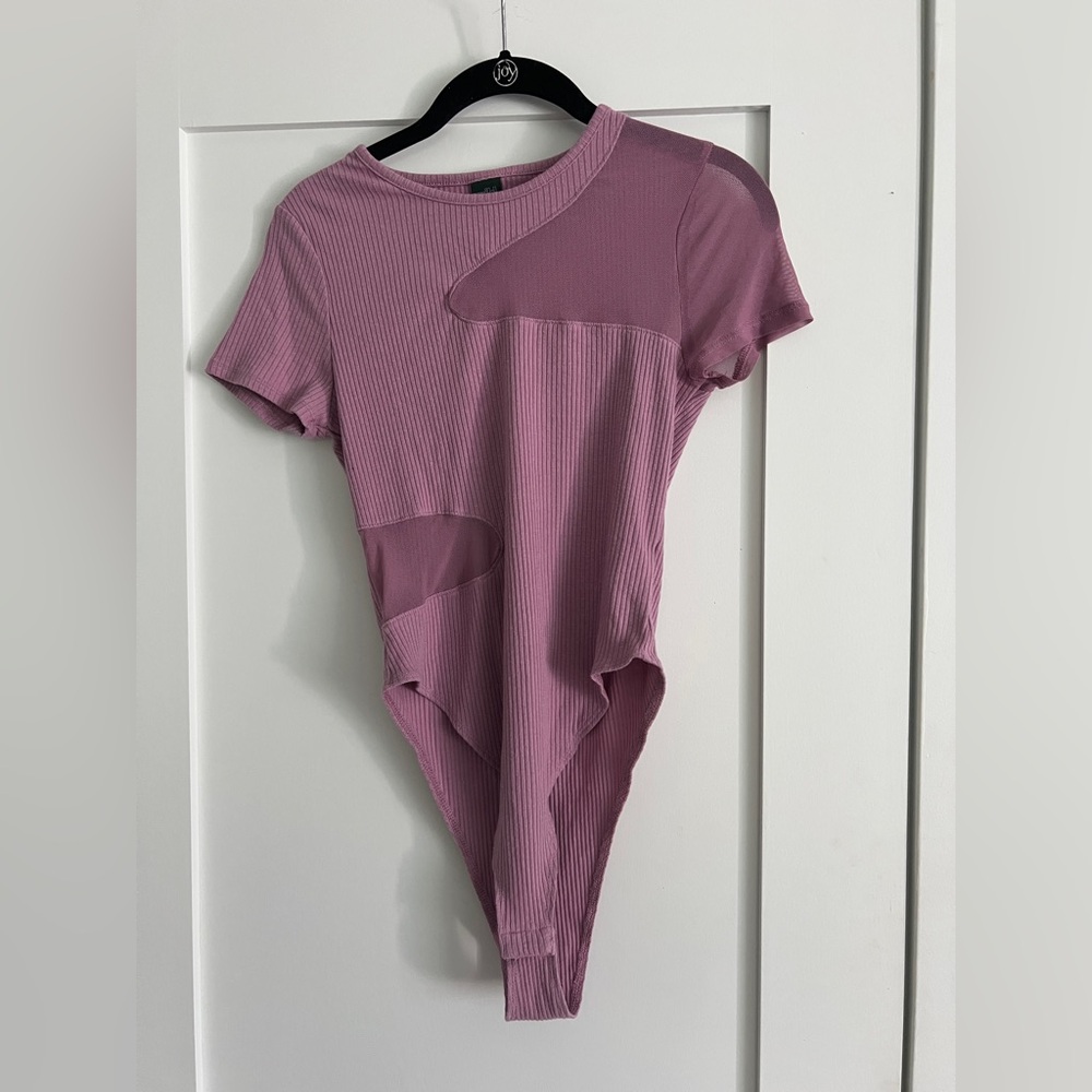 Wild Fable Mauve Ribbed Top